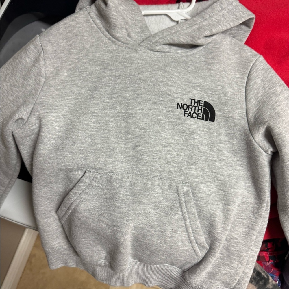 The North Face Kids Light Gray Hoodie